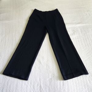St.John Black Wide Leg Pants